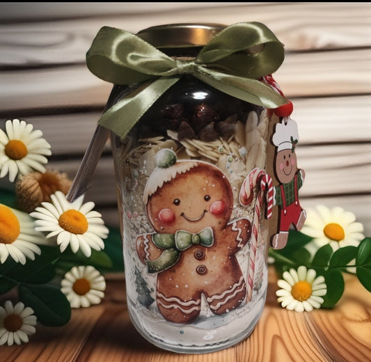 Bocal à Cookies Cranberry Chocolat Lait Amandes