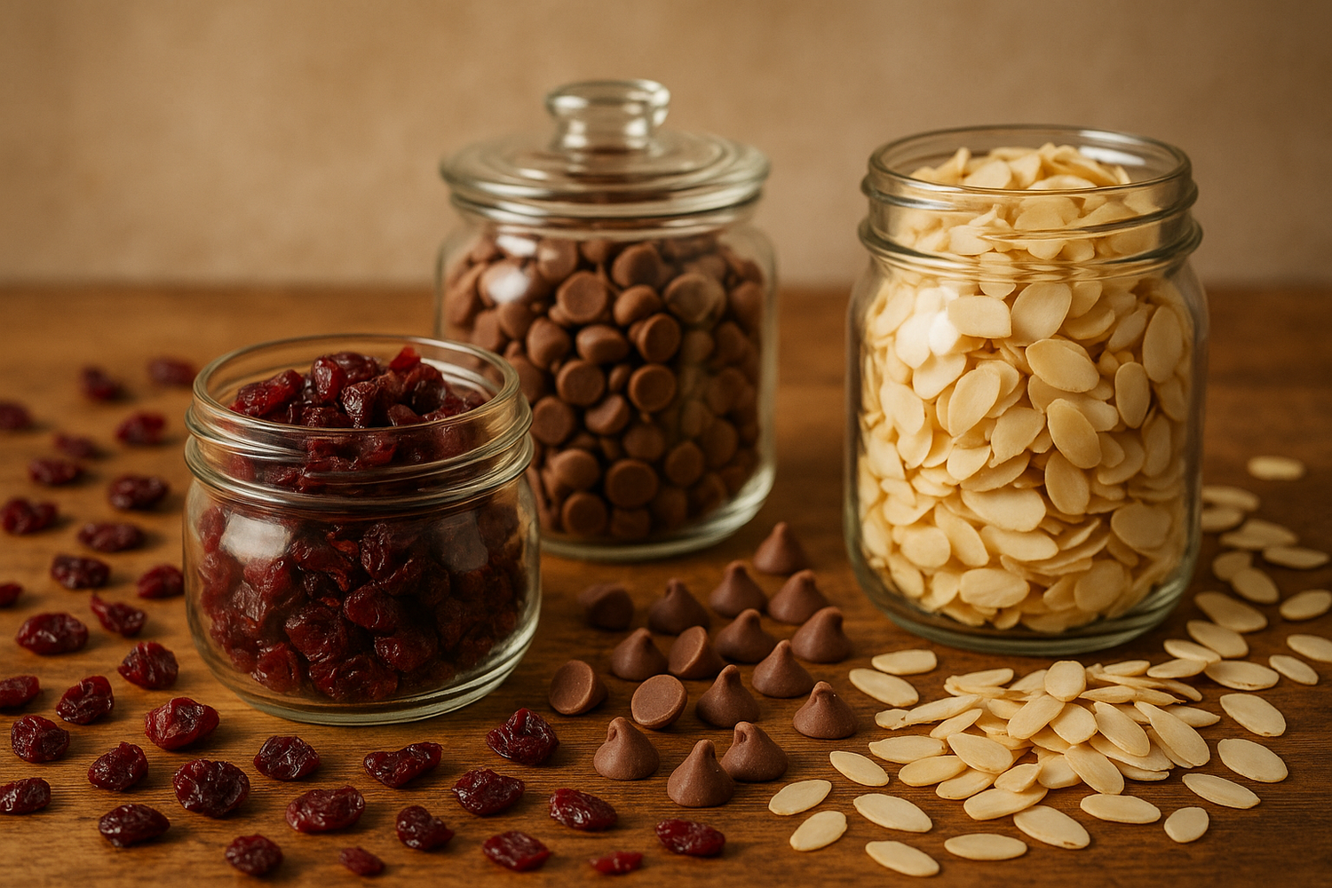 Cookies Cranberries -Chocolat lait  - Amandes