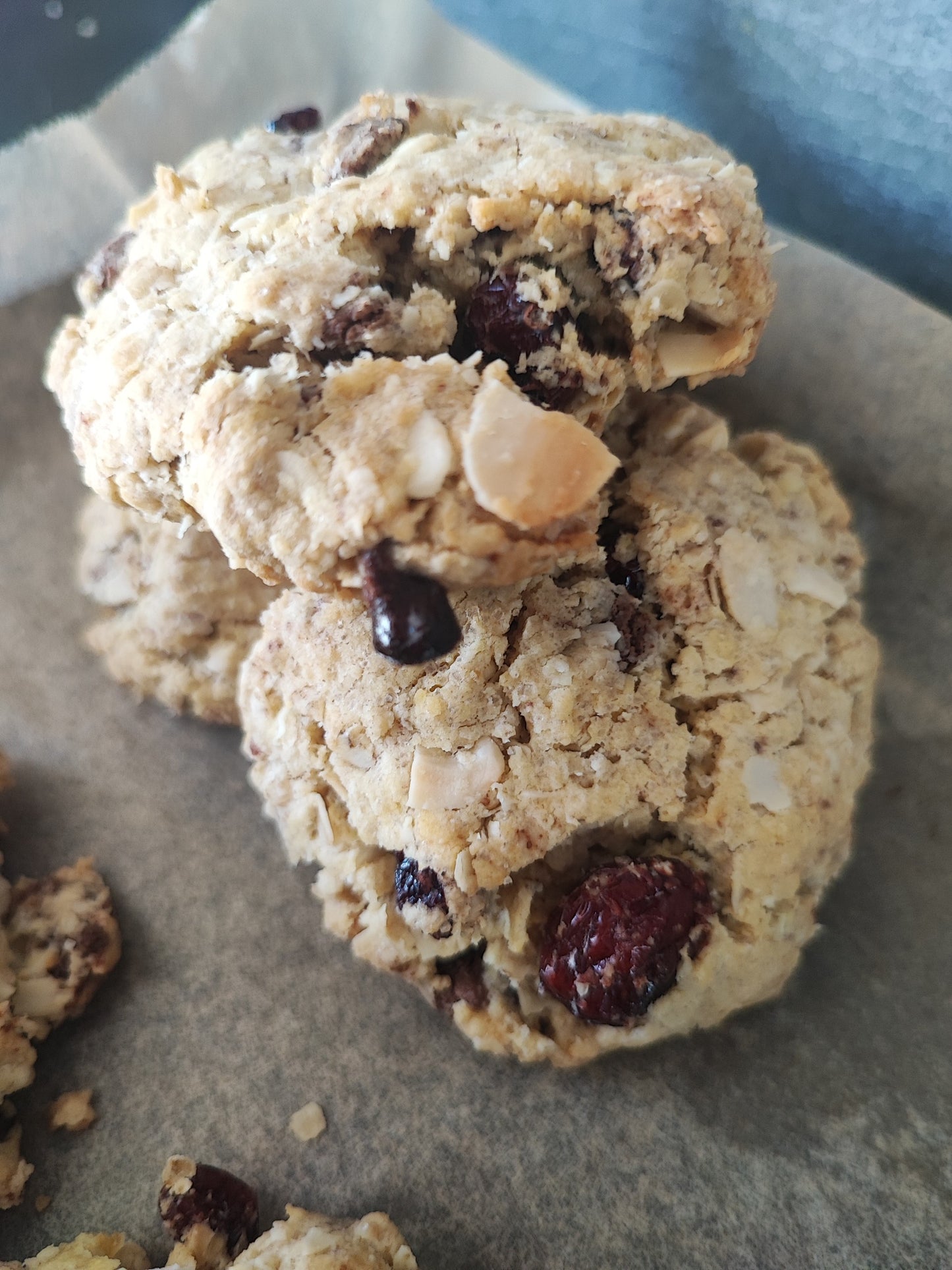 Bocal à Cookies Cranberry Chocolat Lait Amandes