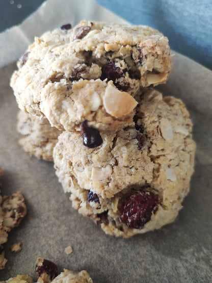 Bocal à Cookies Cranberry Chocolat Lait Amandes